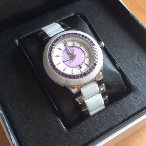 Aquaswiss Gemstone Accented Watch